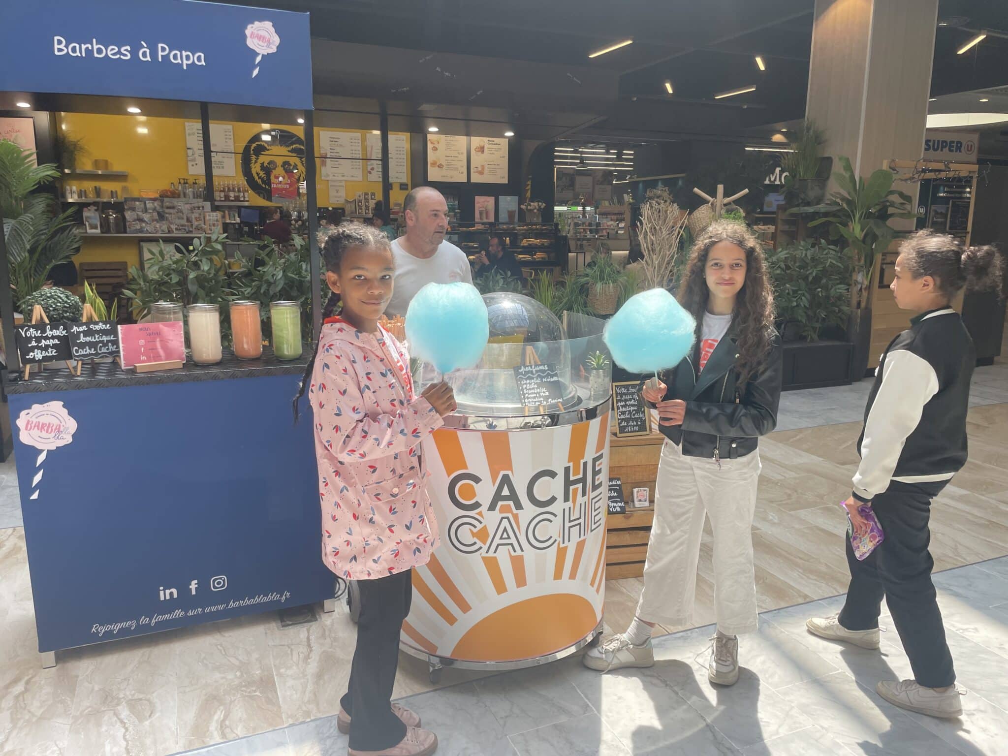 BARBA&rsquo;BlaBla joue à Cache Cache pour le Groupe BEAUMANOIR au centre commercial Grand Quartier de Rennes-St Grégoire !